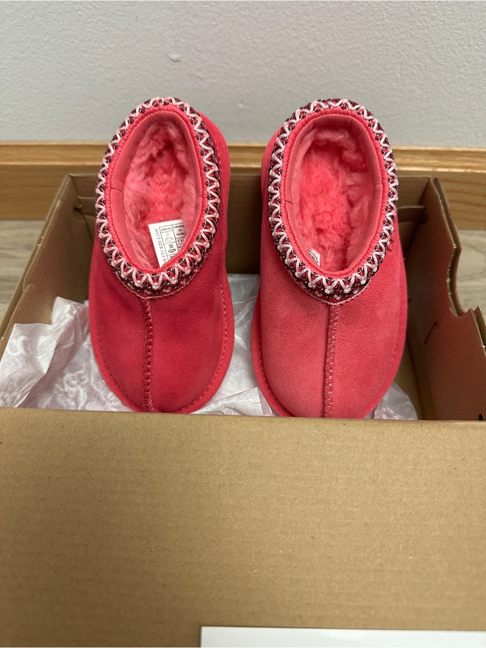 UGG Hot Pink Rubber Sole - Tasman II